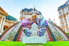 上葡京幻彩灯影祝国庆