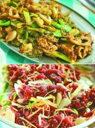 鹹酸菜炒牛欢喜