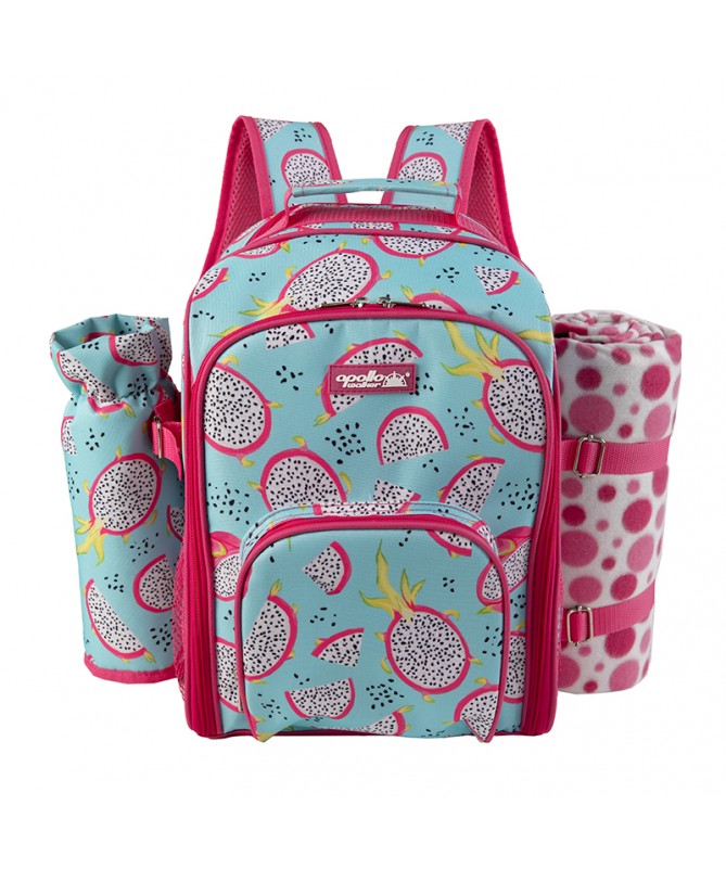 2 PERSON PICNIC BACKPACK WITH COOLER COMPARTMENT