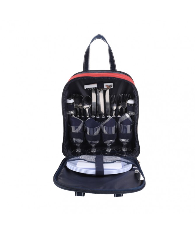 4 Person Picnic Bag with cooler compartment