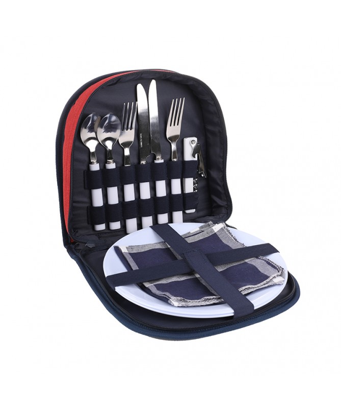 2 Person Picnic Wallet with carrying handle